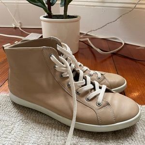 Ecco leather lace up shoes